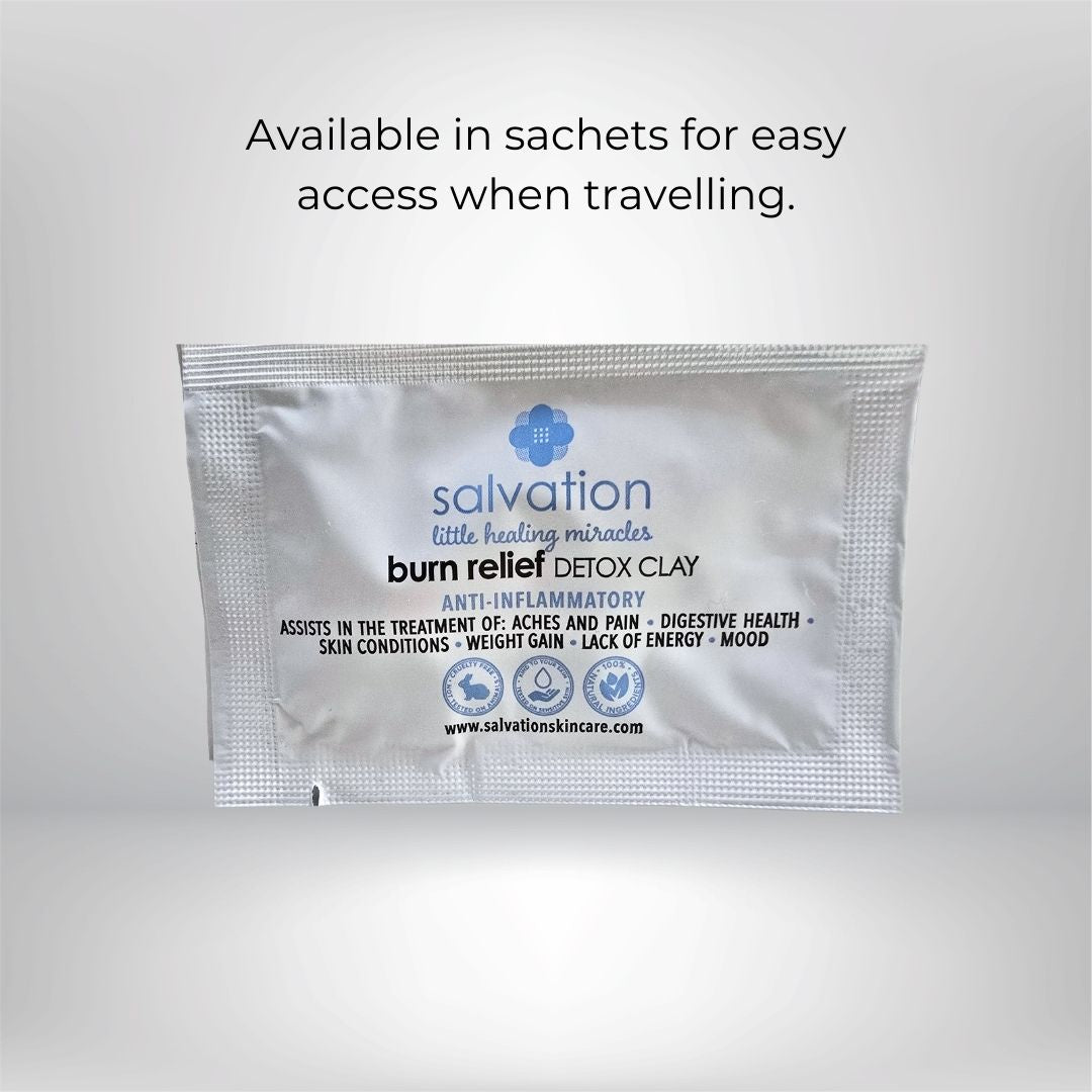 BURN RELIEF detox clay