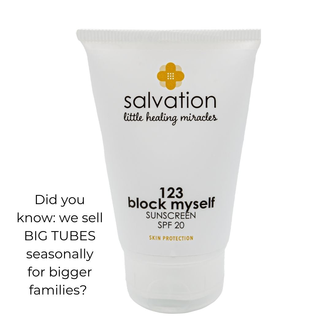 123 BLOCK MYSELF with SPF 20 sunscreen