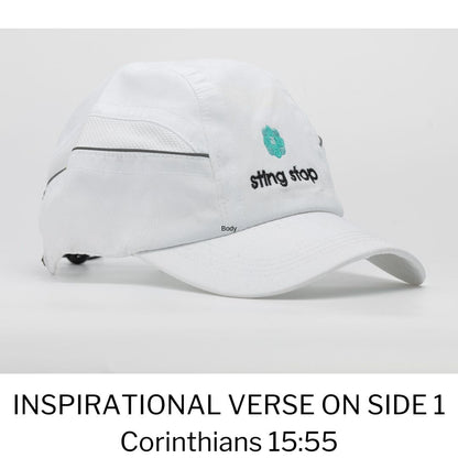 STING STOP gentle gel Skin emergencies Salvation little healing miracles Sporty Cap (with inspirational verse) 