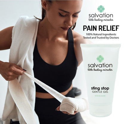 STING STOP gentle gel Skin emergencies Salvation little healing miracles 