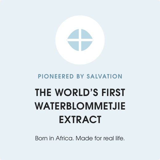 Salvation pioneered the world's first Waterblommetjie extract