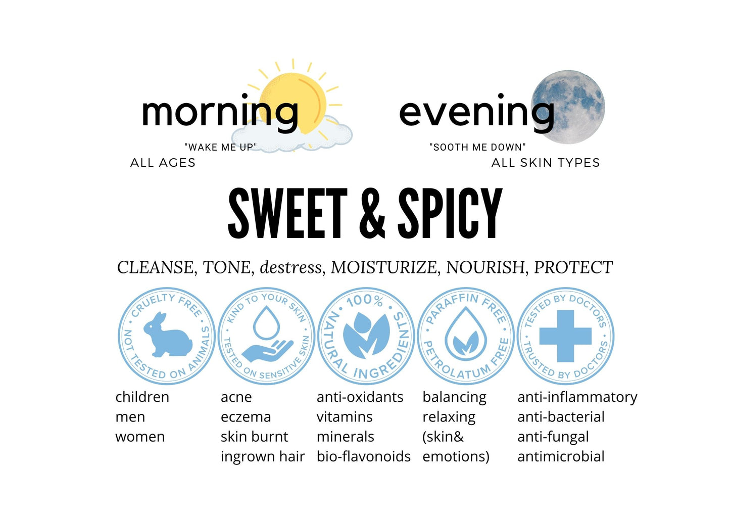 'Sweet & Spicy' with morning and evening routines 